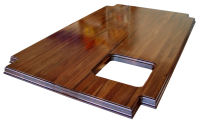African Mahogany -Walnut Stain