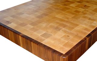 End Grain Hard Maple.