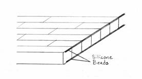 Silicone in joints