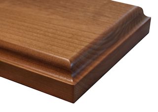 Large Bell Curve Edge Profile for wood countertops