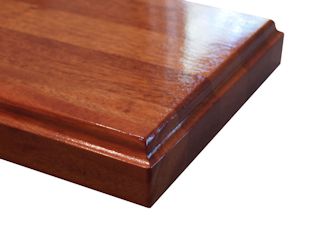 Medium Bell Curve Edge Profile for wood countertops