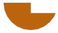 Notched Half Circle