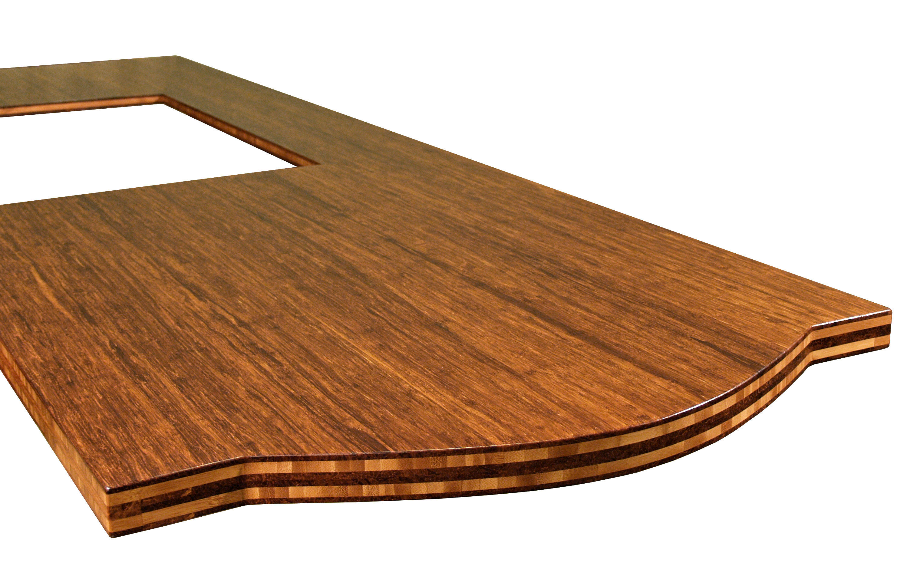 Custom bamboo shop table top