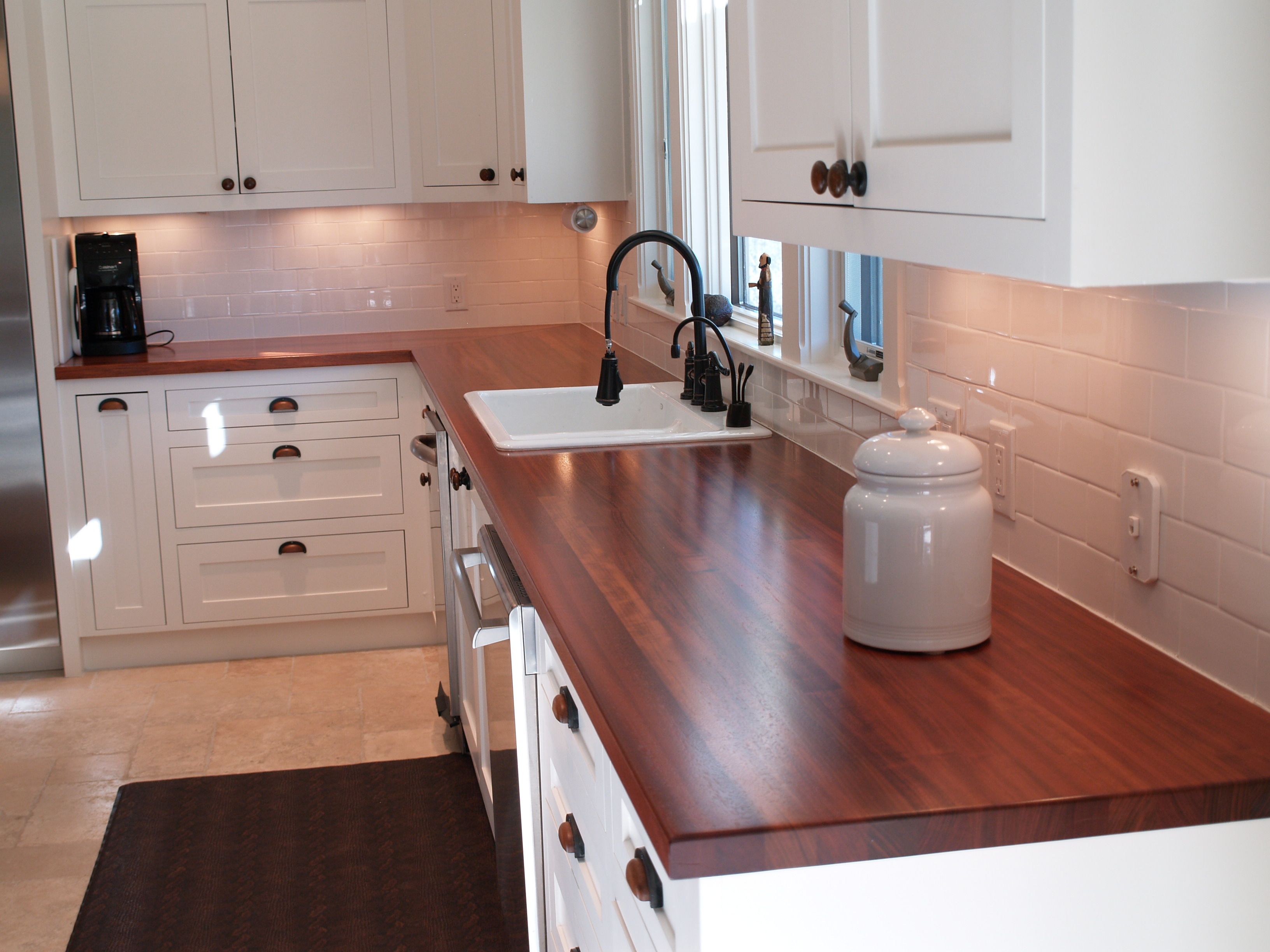 Sink Cutouts In Custom Wood Countertops