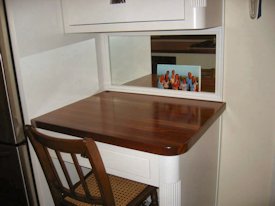 Jatoba edge grain island countertop