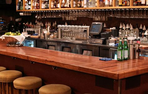 Edge-grain Mesquite Bar Top