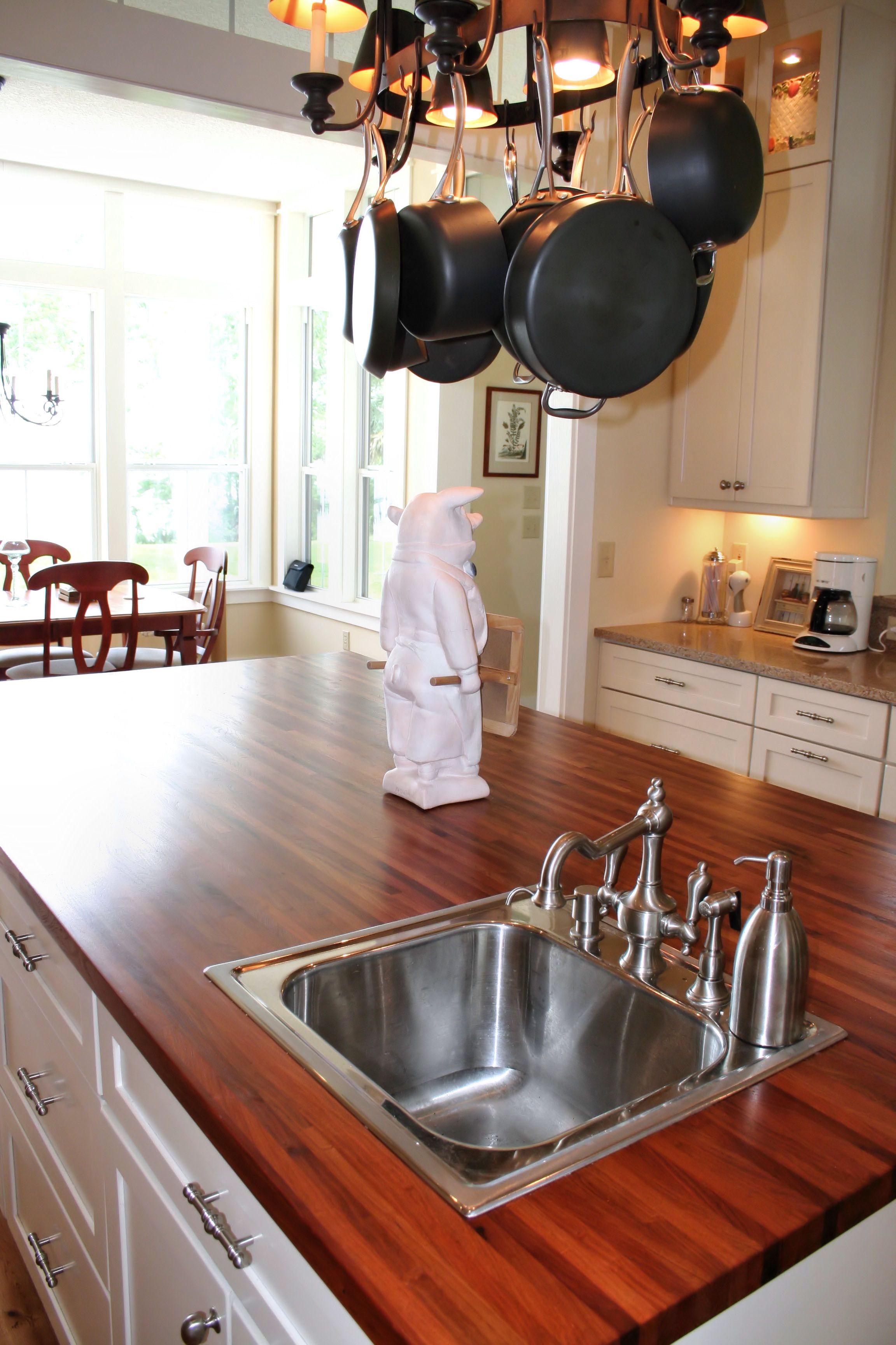 Sink Cutouts In Custom Wood Countertops