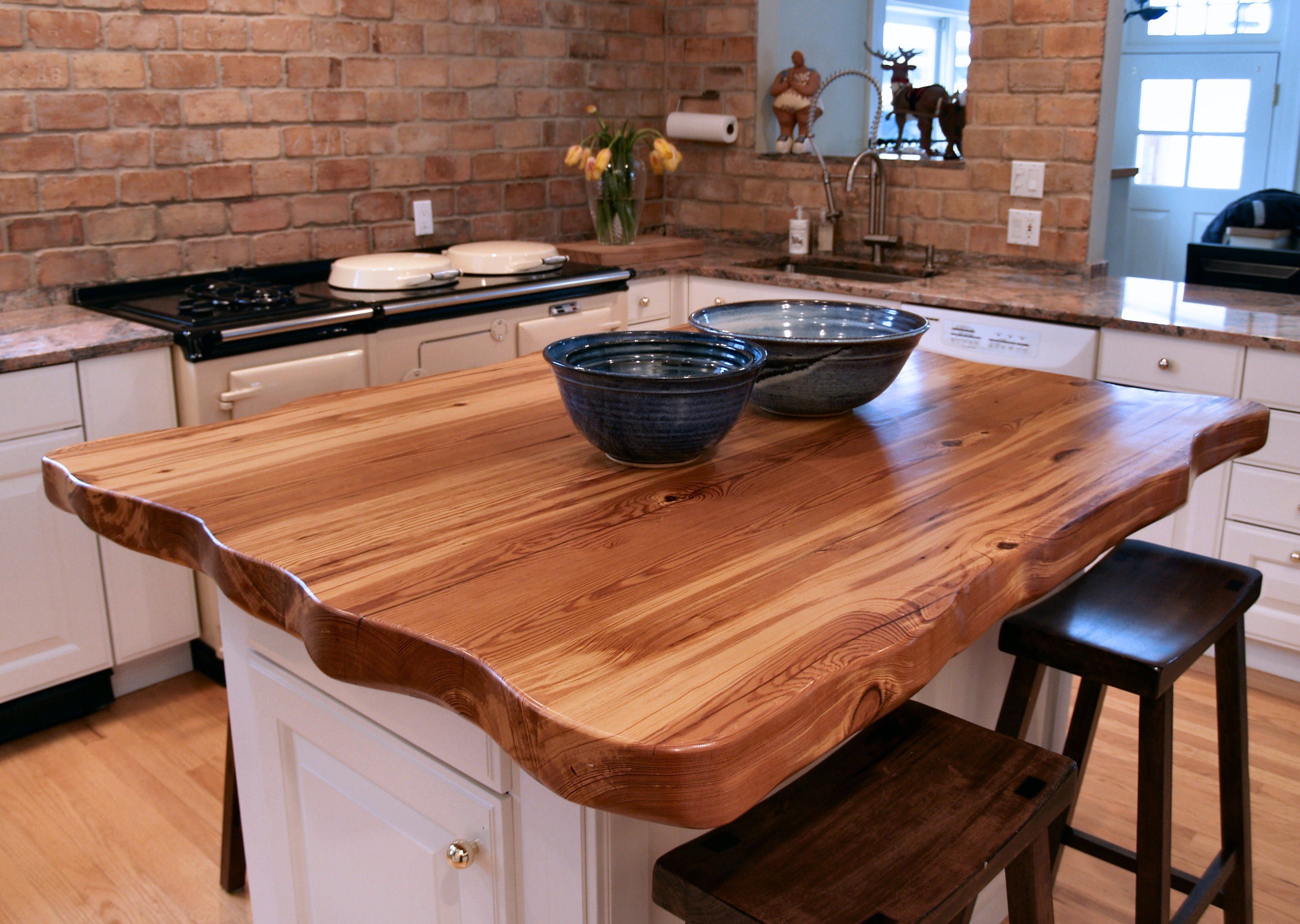 Natural Edge Wood Countertops – Stone Forest