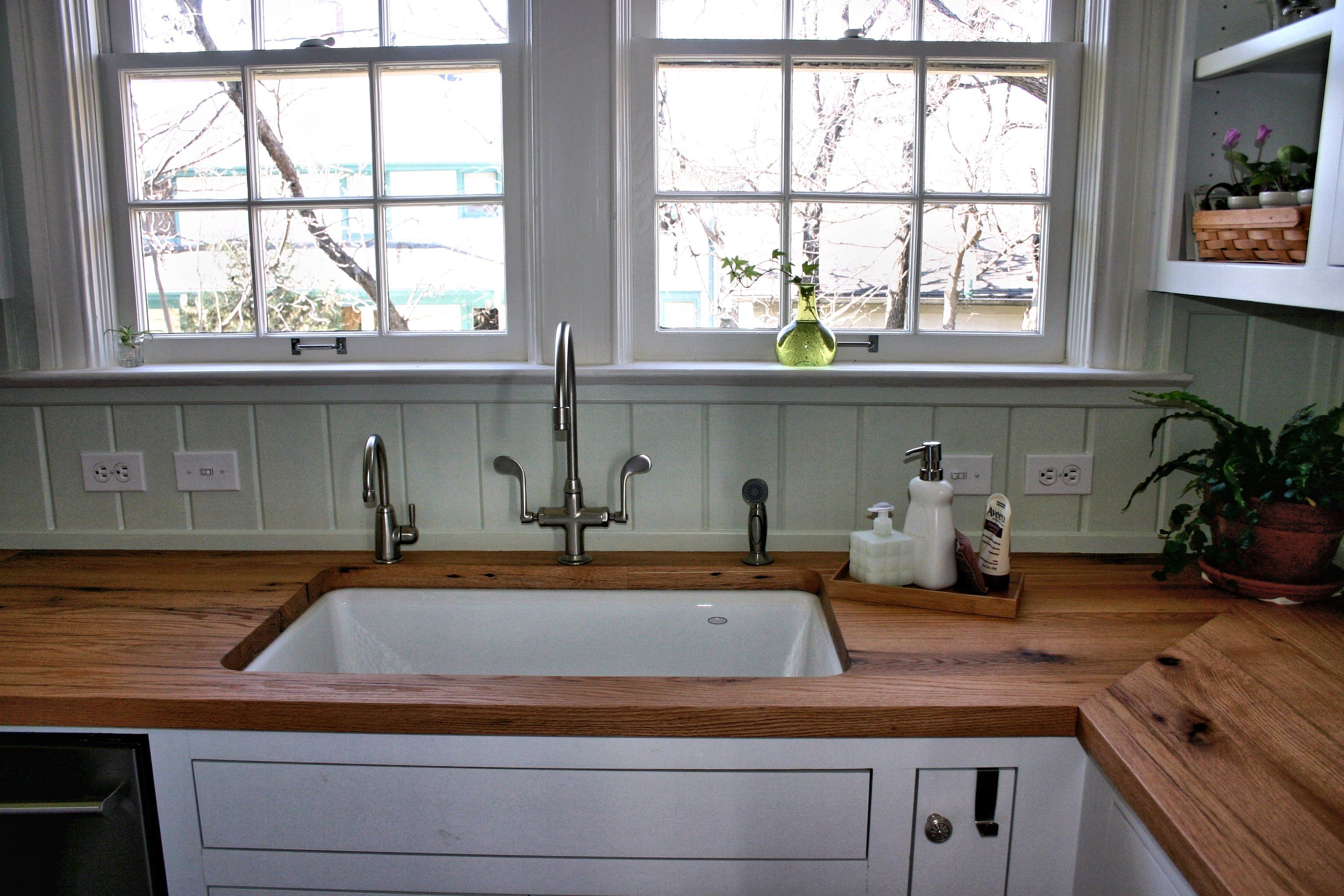 Sink Cutouts In Custom Wood Countertops