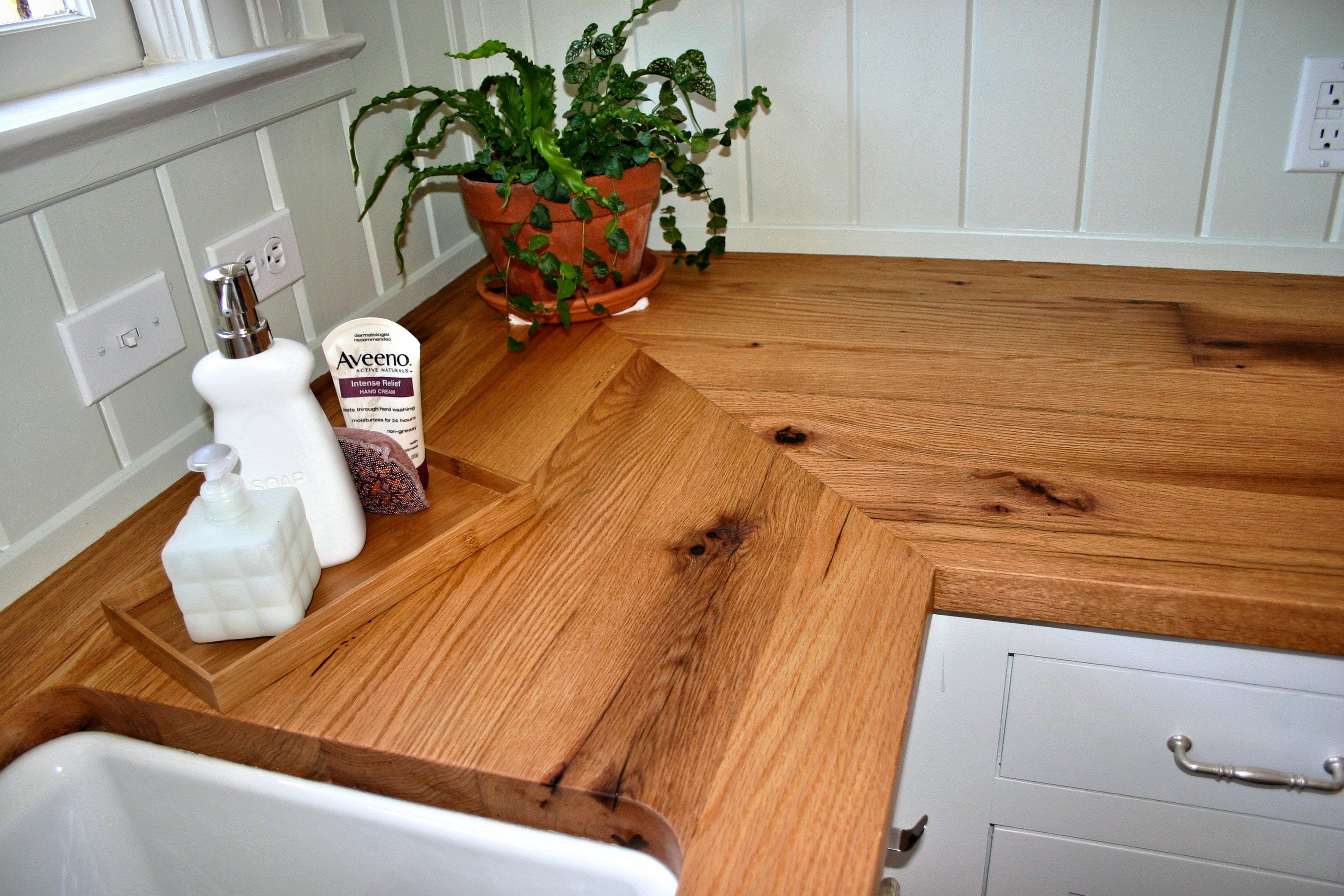 Custom Wood Countertop Options Joints For Multi Section Tops