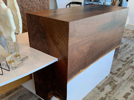 Slab Walnut Wood Slab Floating Countertop