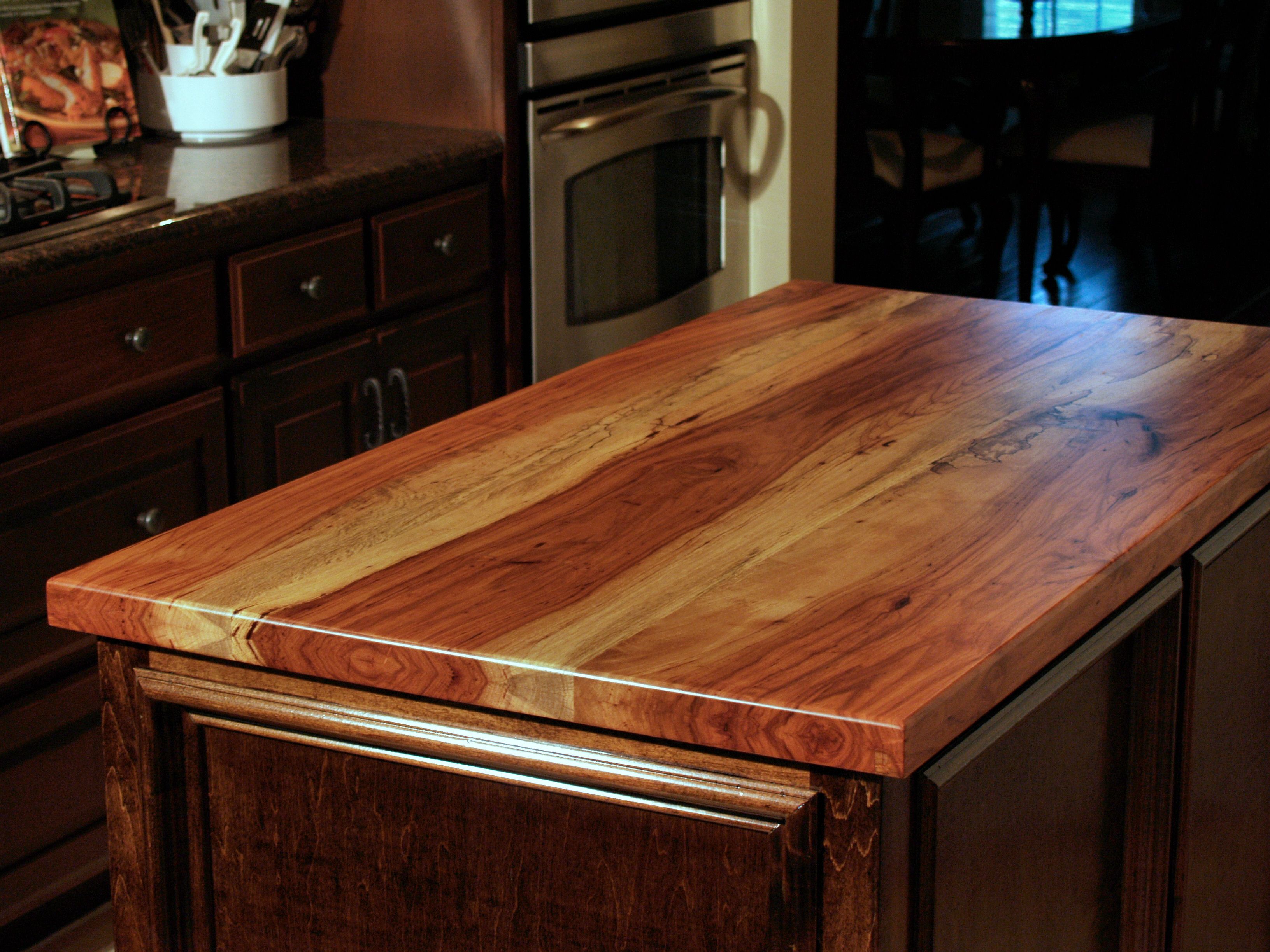 Spalted Pecan Wood Countertop Photo Gallery By Devos Custom