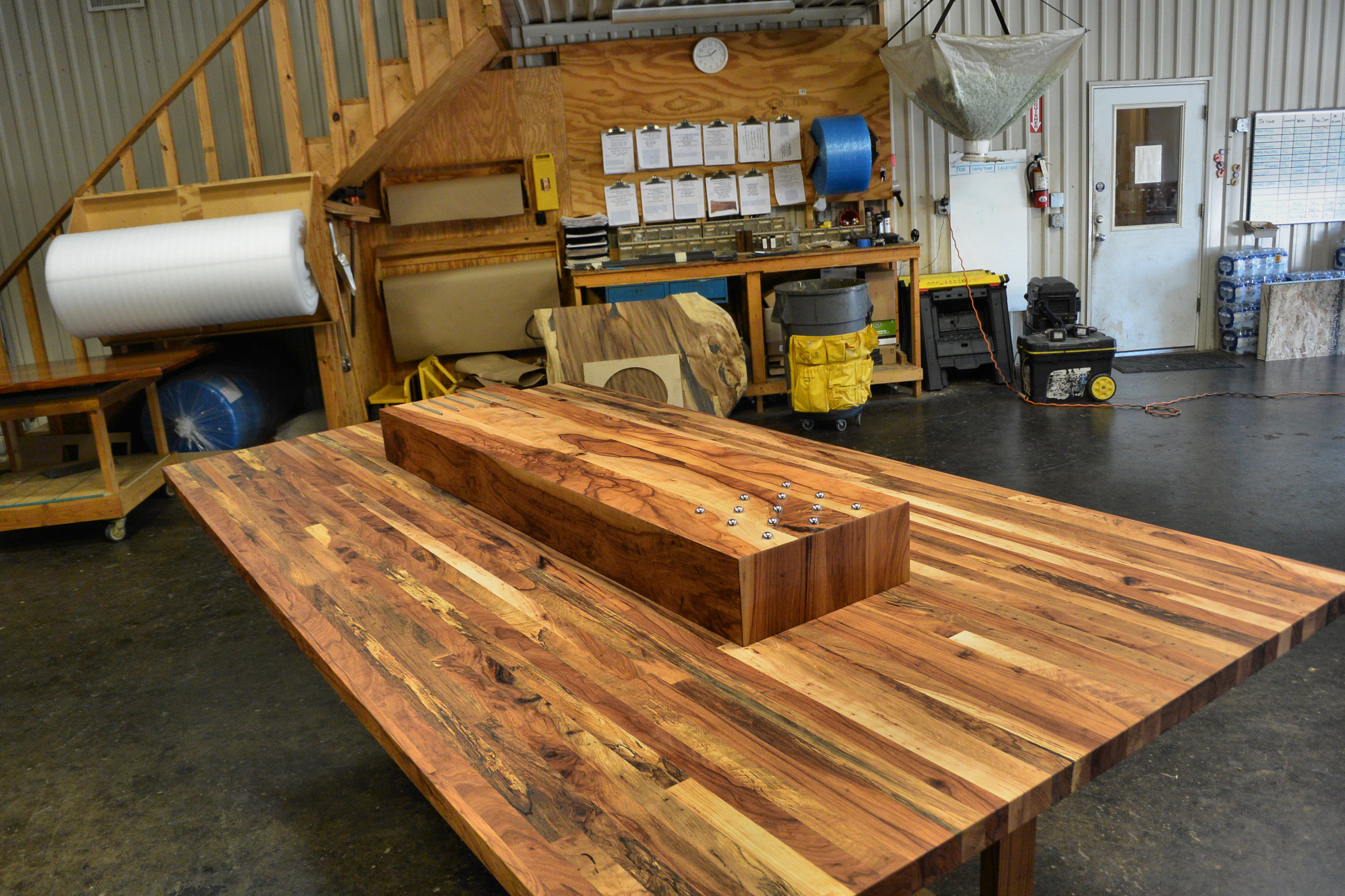 Pecan wood sales table top