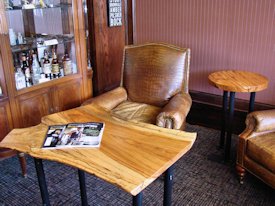 Tx Pecan face grain custom wood table top.