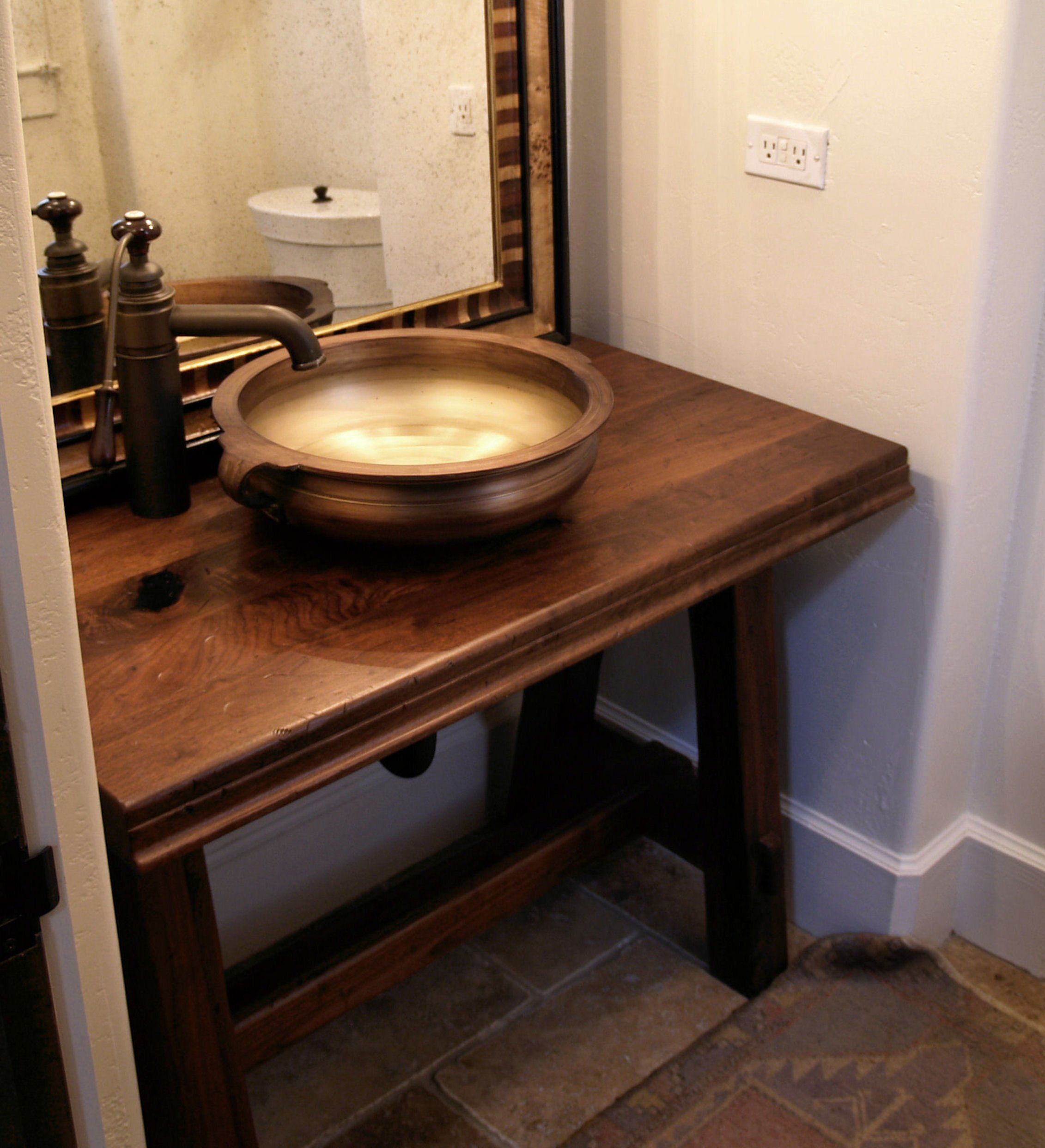 Sink Cutouts In Custom Wood Countertops