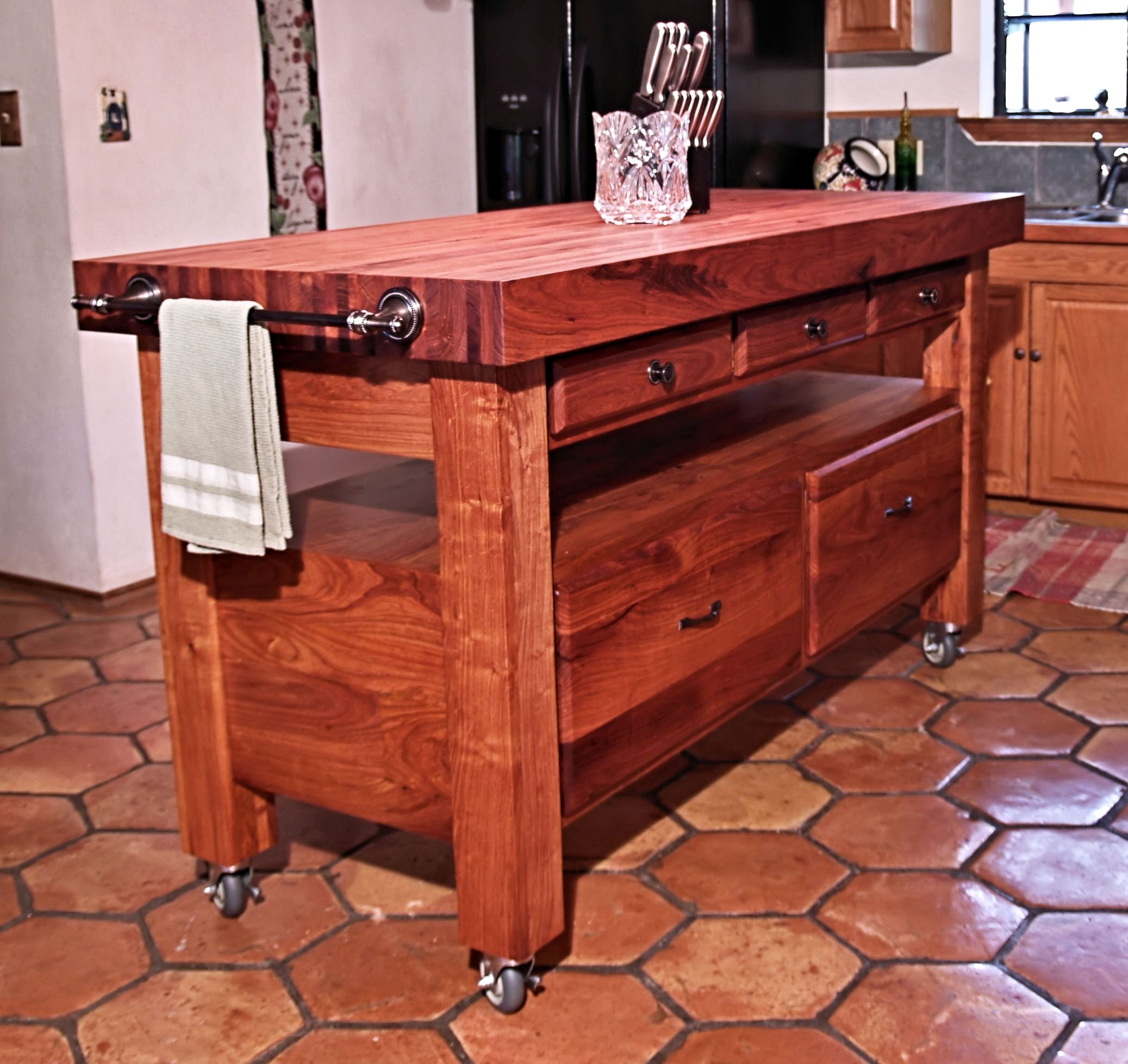 Butchers block, blocks, island, table, trolley