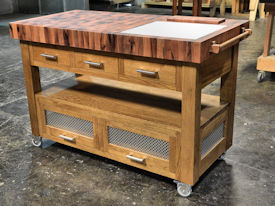 Photo Gallery of Custom Chef Carts