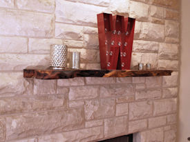 Custom Mesquite Mantle