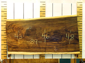 Guanacaste Live Edge Wood Slab - J16191