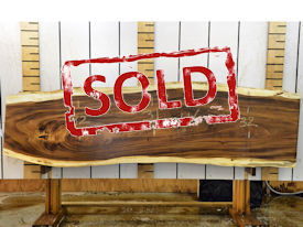 Guanacaste Live Edge Wood Slab - J16623