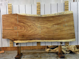 Guanacaste Live Edge Wood Slab - J17613