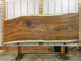 Guanacaste Live Edge Wood Slab - J181006