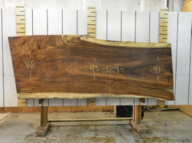 Guanacaste Live Edge Wood Slab - J181012