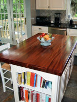 African Mahogany Edge Grain Island Top