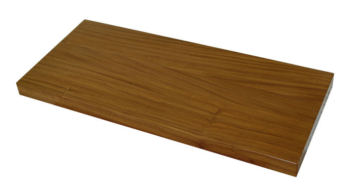 Afromosia Face Grain Sample - Custom Wood Countertops