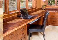 Mesquite End Grain Desk