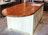 Mesquite Edge Grain Island Top