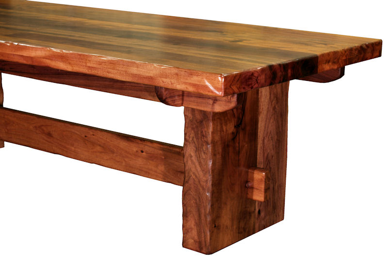 Argentinean Mesquite Trestle-Style Table
