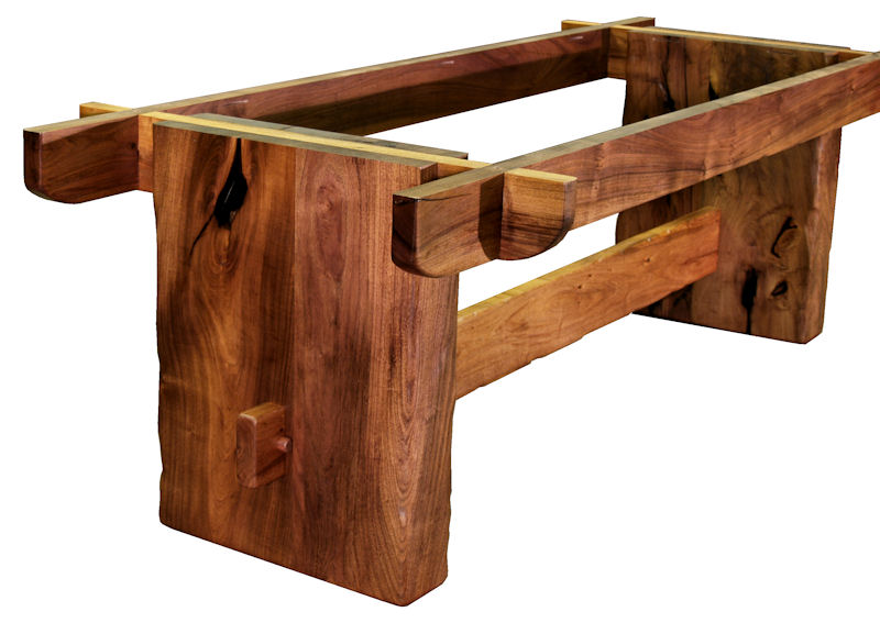 Argentinean Mesquite Trestle-Style Table