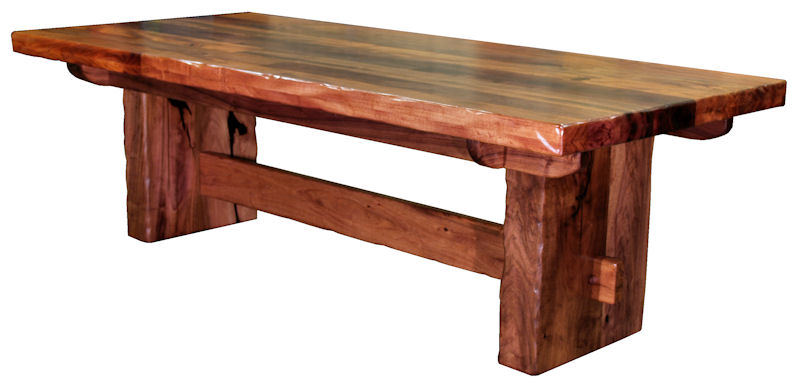 Argentinean Mesquite Trestle-Style Table