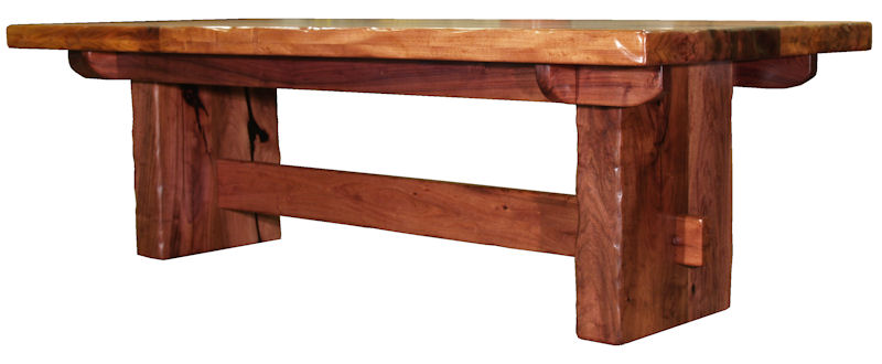 Argentinean Mesquite Trestle-Style Table