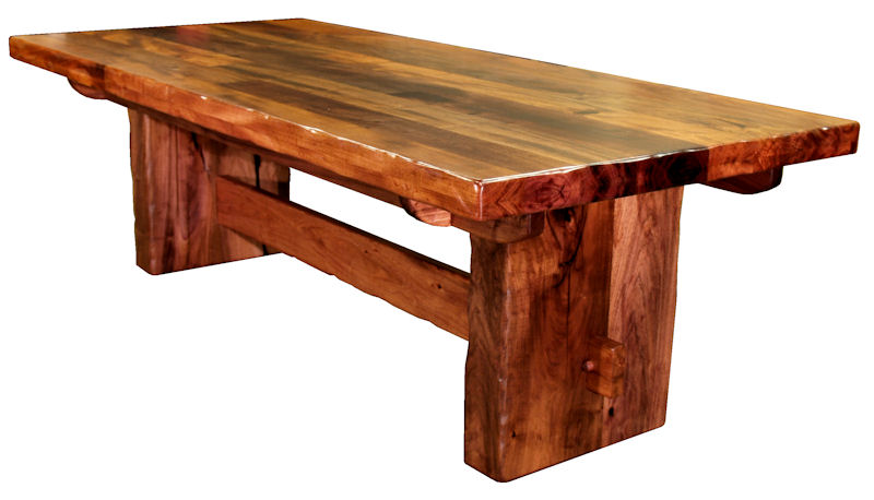 Argentinean Mesquite Trestle-Style Table