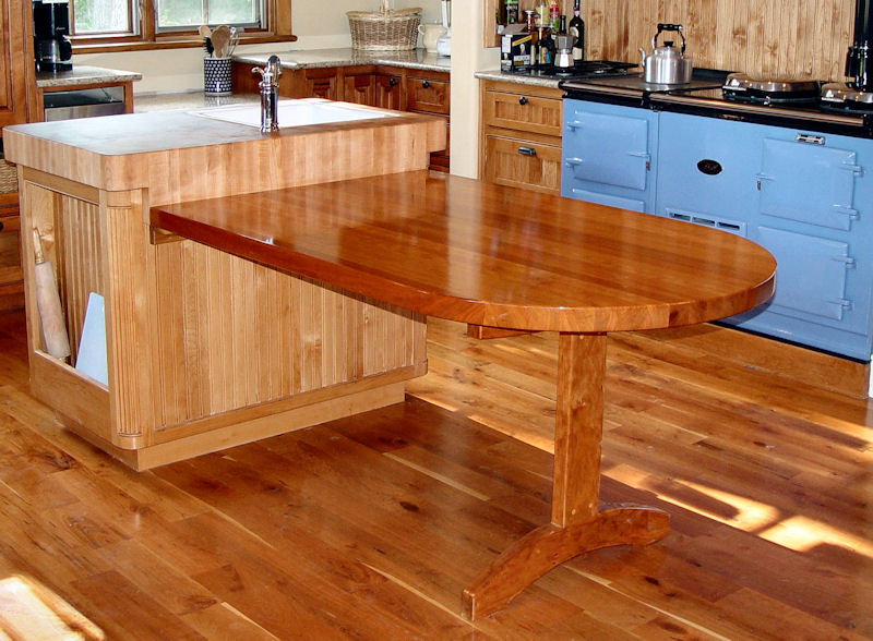 Cherry Single Trestle Table