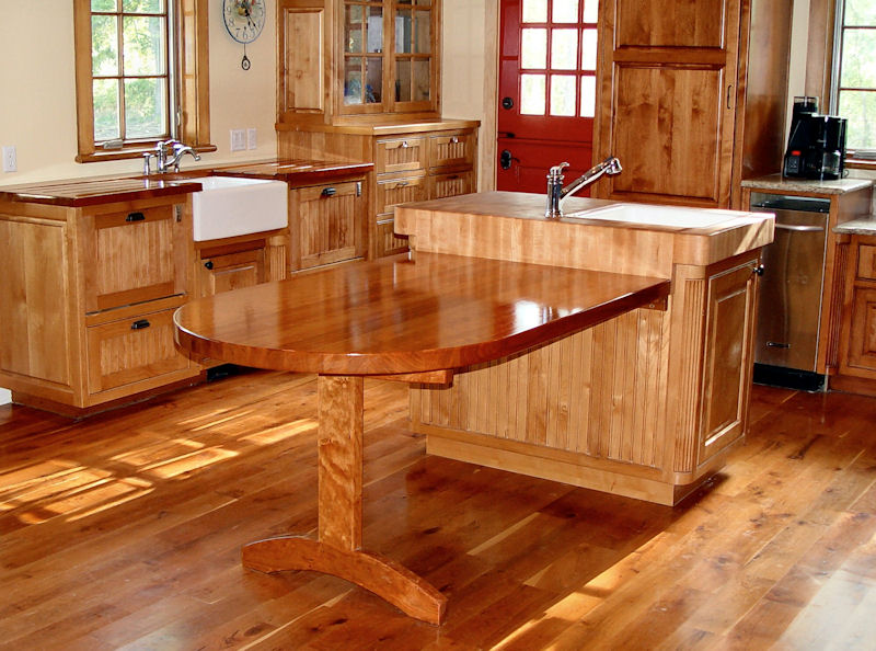 Cherry Single Trestle Table