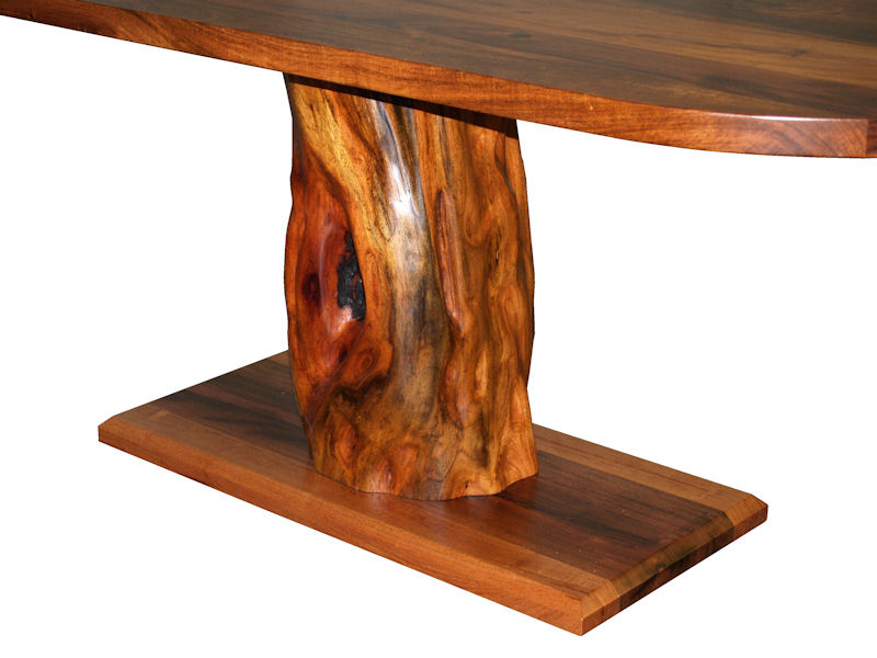 Pedestal-Style Mesquite Desk
