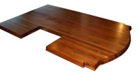 Teak Islandtop - Stained