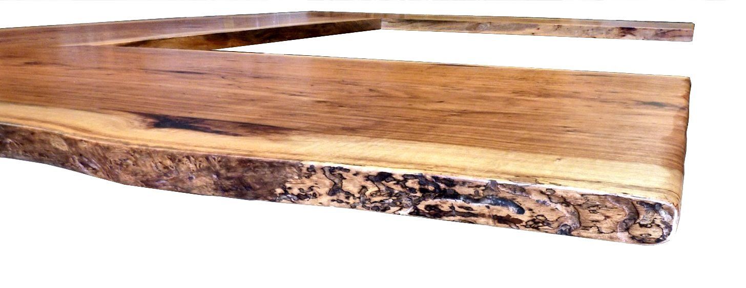 Wane Edges On Custom Wood Countertops, How To Finish Live Edge Countertop