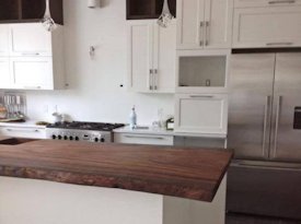 Guanacaste (Parota) Wood Slab Island Countertop
