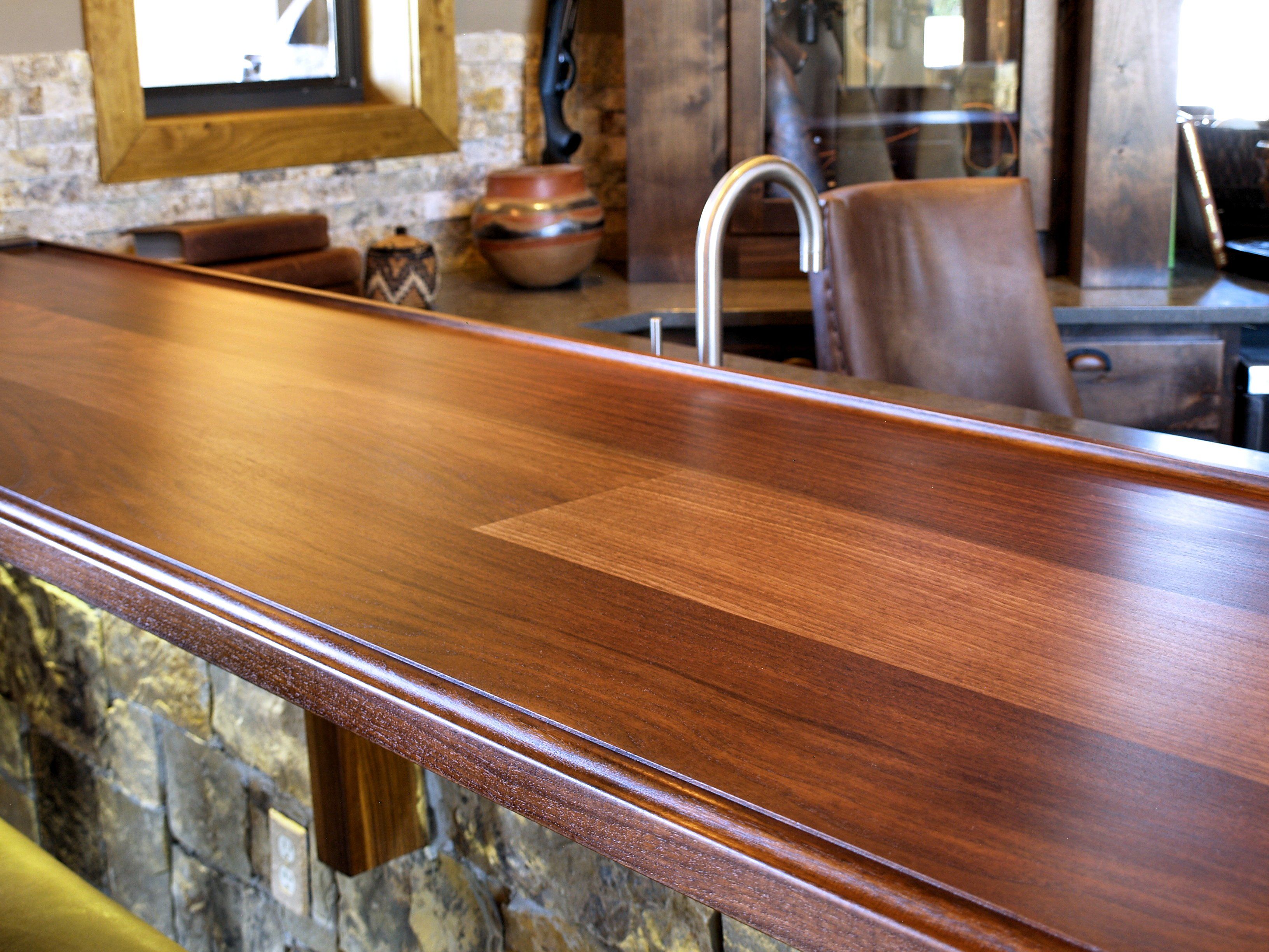 Slab Walnut Wood Countertop Photo Gallery, by DeVos Custom Woodworking