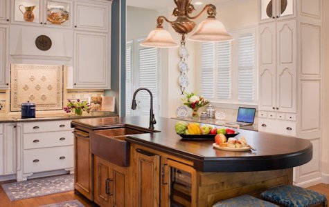 Wenge Wood Island Countertop