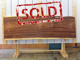 Guanacaste Live Edge Wood Slab - G15235