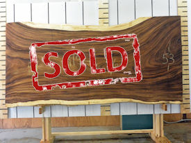 Guanacaste Live Edge Wood Slab - G15278