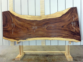 Guanacaste Live Edge Wood Slab - G15282