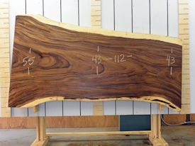 Guanacaste Live Edge Wood Slab - G15286