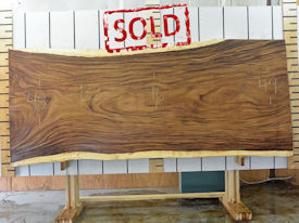 Guanacaste Live Edge Wood Slab - G15307