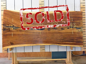 Guanacaste Live Edge Wood Slab - G15342